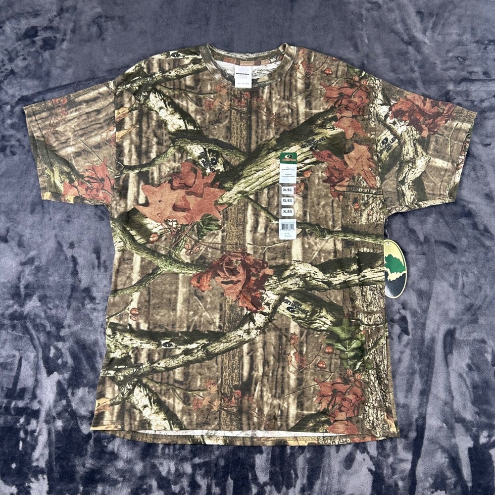 Mossy Oak T-Shirt Mens XL Camo Break-Up Country Short Sleeve Tee